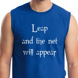 Mens Yoga Shirt Leap Muscle Tee T-Shirt