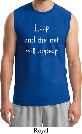Mens Yoga Shirt Leap Muscle Tee T-Shirt