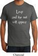 Mens Yoga Shirt Leap Organic Tee T-Shirt