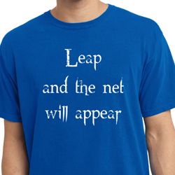 Mens Yoga Shirt Leap Pigment Dyed Tee T-Shirt