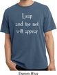 Mens Yoga Shirt Leap Pigment Dyed Tee T-Shirt