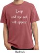 Mens Yoga Shirt Leap Pigment Dyed Tee T-Shirt
