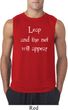 Mens Yoga Shirt Leap Sleeveless Tee T-Shirt