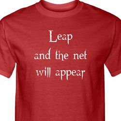 Mens Yoga Shirt Leap Tall Tee T-Shirt