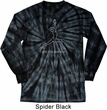 Mens Yoga Shirt Line Warrior Long Sleeve Tie Dye Tee T-shirt