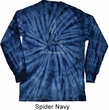 Mens Yoga Shirt Line Warrior Long Sleeve Tie Dye Tee T-shirt