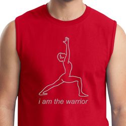 Mens Yoga Shirt Line Warrior Muscle Tee T-Shirt Mens Yoga Shirt Line Warrior Muscle Tee T-Shirt