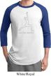 Mens Yoga Shirt Line Warrior Raglan Tee T-Shirt