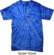 Mens Yoga Shirt Line Warrior Spider Tie Dye Tee T-shirt