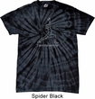 Mens Yoga Shirt Line Warrior Spider Tie Dye Tee T-shirt