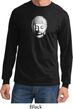 Mens Yoga Shirt Little Buddha Head Long Sleeve Tee T-Shirt