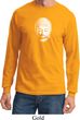 Mens Yoga Shirt Little Buddha Head Long Sleeve Tee T-Shirt
