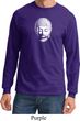 Mens Yoga Shirt Little Buddha Head Long Sleeve Tee T-Shirt