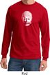 Mens Yoga Shirt Little Buddha Head Long Sleeve Tee T-Shirt