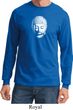 Mens Yoga Shirt Little Buddha Head Long Sleeve Tee T-Shirt