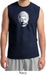 Mens Yoga Shirt Little Buddha Head Muscle Tee T-Shirt