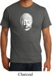 Mens Yoga Shirt Little Buddha Head Organic Tee T-Shirt