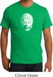Mens Yoga Shirt Little Buddha Head Organic Tee T-Shirt