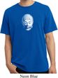 Mens Yoga Shirt Little Buddha Head Pigment Dyed Tee T-Shirt