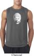 Mens Yoga Shirt Little Buddha Head Sleeveless Tee T-Shirt