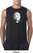 Mens Yoga Shirt Little Buddha Head Sleeveless Tee T-Shirt