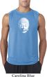 Mens Yoga Shirt Little Buddha Head Sleeveless Tee T-Shirt