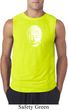 Mens Yoga Shirt Little Buddha Head Sleeveless Tee T-Shirt