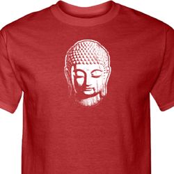 Mens Yoga Shirt Little Buddha Head Tall Tee T-Shirt
