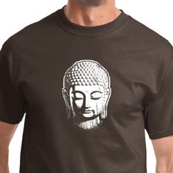 Mens Yoga Shirt Little Buddha Head Tee T-Shirt