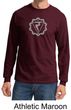 Mens Yoga Shirt Manipura Chakra Meditation Long Sleeve Shirt