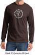 Mens Yoga Shirt Manipura Chakra Meditation Long Sleeve Shirt