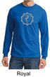 Mens Yoga Shirt Manipura Chakra Meditation Long Sleeve Shirt