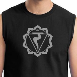 Mens Yoga Shirt Manipura Chakra Meditation Muscle Shirt