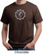 Mens Yoga Shirt Manipura Chakra Meditation Organic T-shirt