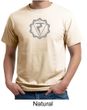 Mens Yoga Shirt Manipura Chakra Meditation Organic T-shirt