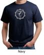 Mens Yoga Shirt Manipura Chakra Meditation Organic T-shirt