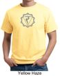 Mens Yoga Shirt Manipura Chakra Meditation Organic T-shirt
