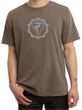 Mens Yoga Shirt Manipura Chakra Meditation Pigment Dyed T-shirt