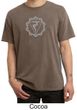 Mens Yoga Shirt Manipura Chakra Meditation Pigment Dyed T-shirt