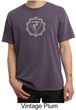 Mens Yoga Shirt Manipura Chakra Meditation Pigment Dyed T-shirt