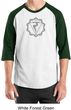 Mens Yoga Shirt Manipura Chakra Meditation Raglan Shirt