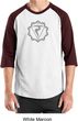 Mens Yoga Shirt Manipura Chakra Meditation Raglan Shirt