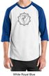 Mens Yoga Shirt Manipura Chakra Meditation Raglan Shirt