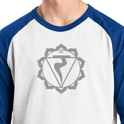Mens Yoga Shirt Manipura Chakra Meditation Raglan Shirt