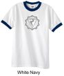 Mens Yoga Shirt Manipura Chakra Meditation Ringer Shirt