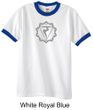 Mens Yoga Shirt Manipura Chakra Meditation Ringer Shirt