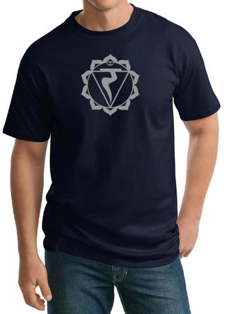 Mens Yoga Shirt Manipura Chakra Meditation Tall T-shirt