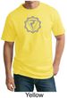 Mens Yoga Shirt Manipura Chakra Meditation Tall T-shirt