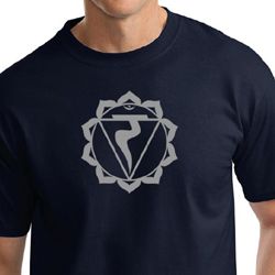 Mens Yoga Shirt Manipura Chakra Meditation Tall T-shirt