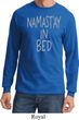 Mens Yoga Shirt Namastay In Bed Long Sleeve Tee T-Shirt